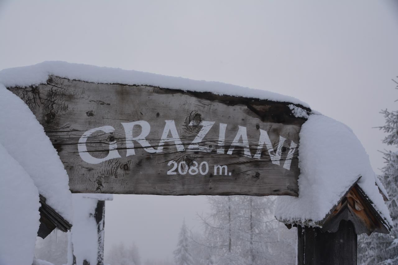 מלון סן ויג'יליו די מרבה Rifugio Graziani Huette מראה חיצוני תמונה